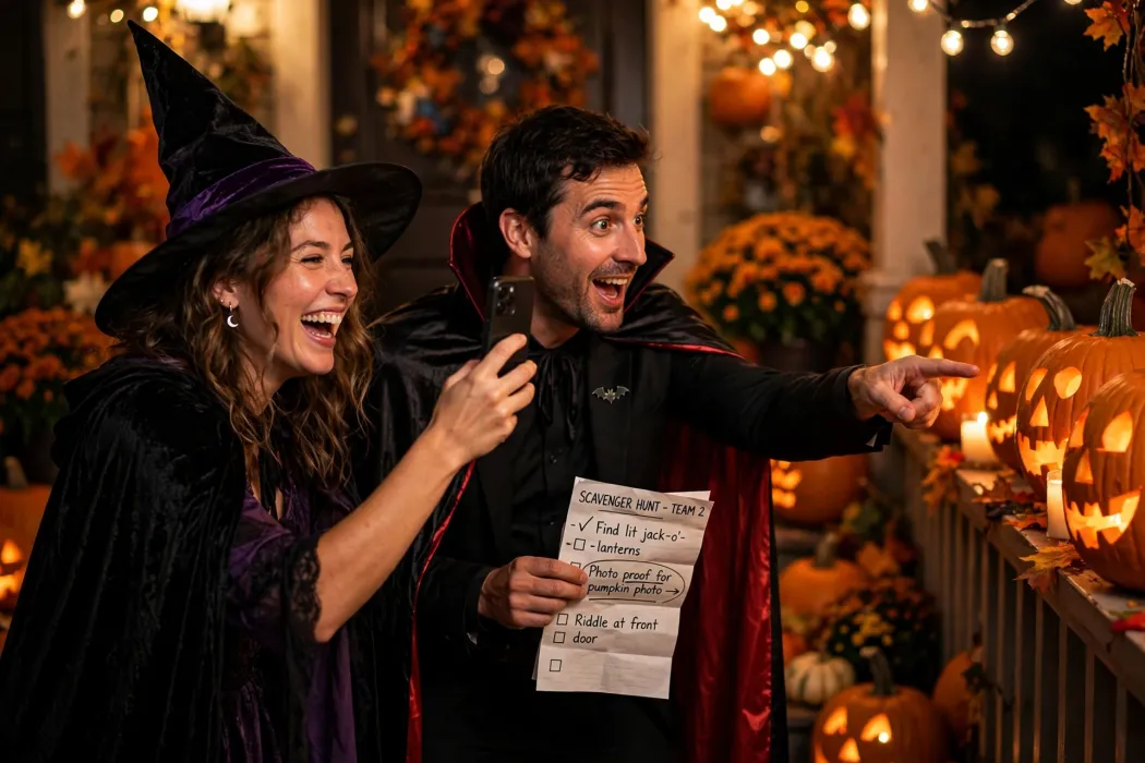15 Halloween Scavenger Hunt Ideas for Adults blog post