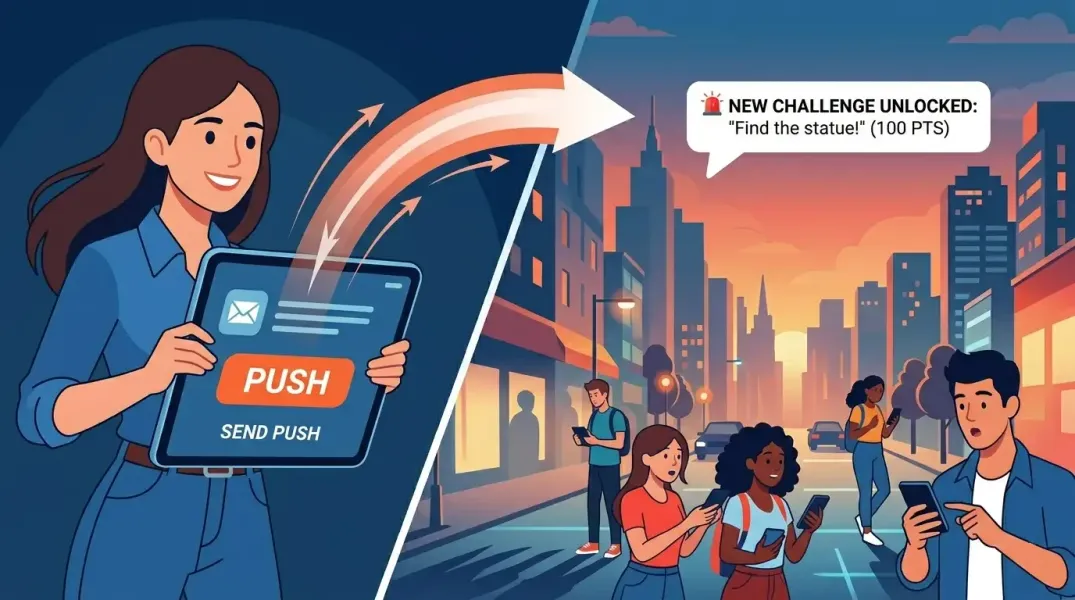 Cover for Command Your Scavenger Hunt in Real-Time with Push Notifications